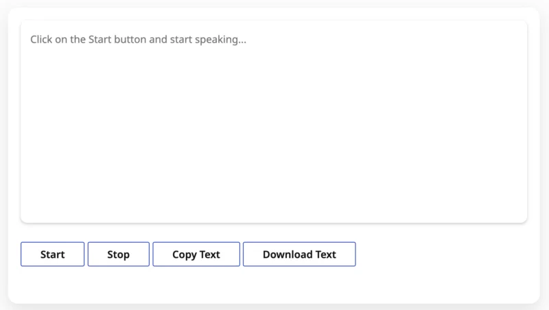 speech to text dictation online