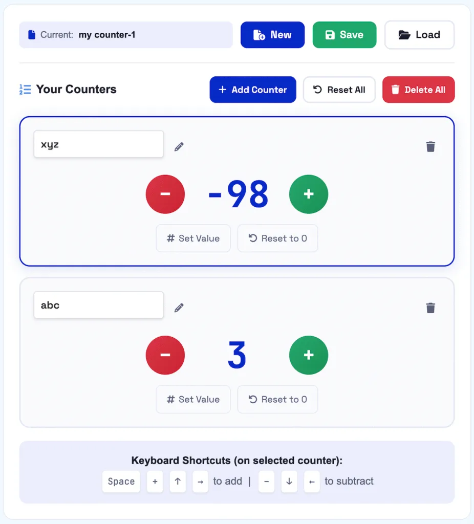 Free Tally Counter online.